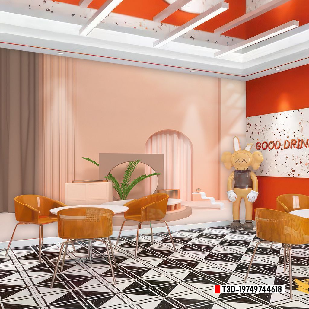 TRANH VẢI DÁN TƯỜNG 3D - TRANH VẢI HIỆN ĐẠI - TRANG TRÍ SHOP THỜI TRANG - PHONG CÁCH MORANDI | MÃ T3D-19749744618