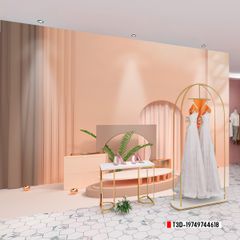 TRANH VẢI DÁN TƯỜNG 3D - TRANH VẢI HIỆN ĐẠI - TRANG TRÍ SHOP THỜI TRANG - PHONG CÁCH MORANDI | MÃ T3D-19749744618