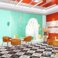 TRANH VẢI DÁN TƯỜNG 3D - TRANH VẢI HIỆN ĐẠI - TRANG TRÍ SHOP THỜI TRANG - PHONG CÁCH MORANDI | MÃ T3D-19865359