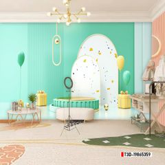 TRANH VẢI DÁN TƯỜNG 3D - TRANH VẢI HIỆN ĐẠI - TRANG TRÍ SHOP THỜI TRANG - PHONG CÁCH MORANDI | MÃ T3D-19865359