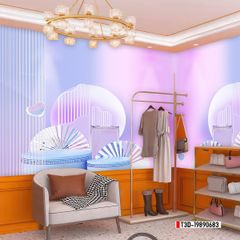 TRANH VẢI DÁN TƯỜNG 3D - TRANH VẢI HIỆN ĐẠI - TRANG TRÍ SHOP THỜI TRANG - PHONG CÁCH MORANDI | MÃ T3D-19890683