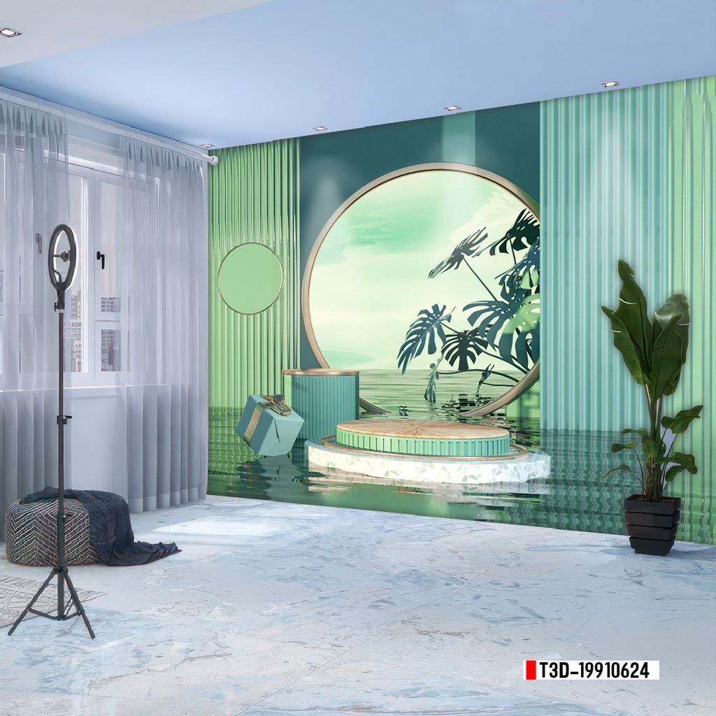 TRANH VẢI DÁN TƯỜNG 3D - TRANH VẢI HIỆN ĐẠI - TRANG TRÍ SHOP THỜI TRANG - PHONG CÁCH MORANDI | MÃ T3D-19910624