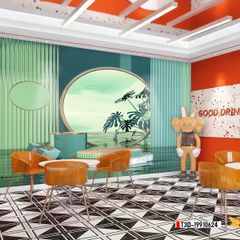TRANH VẢI DÁN TƯỜNG 3D - TRANH VẢI HIỆN ĐẠI - TRANG TRÍ SHOP THỜI TRANG - PHONG CÁCH MORANDI | MÃ T3D-19910624
