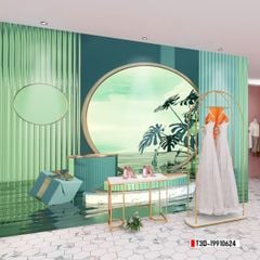 TRANH VẢI DÁN TƯỜNG 3D - TRANH VẢI HIỆN ĐẠI - TRANG TRÍ SHOP THỜI TRANG - PHONG CÁCH MORANDI | MÃ T3D-19910624