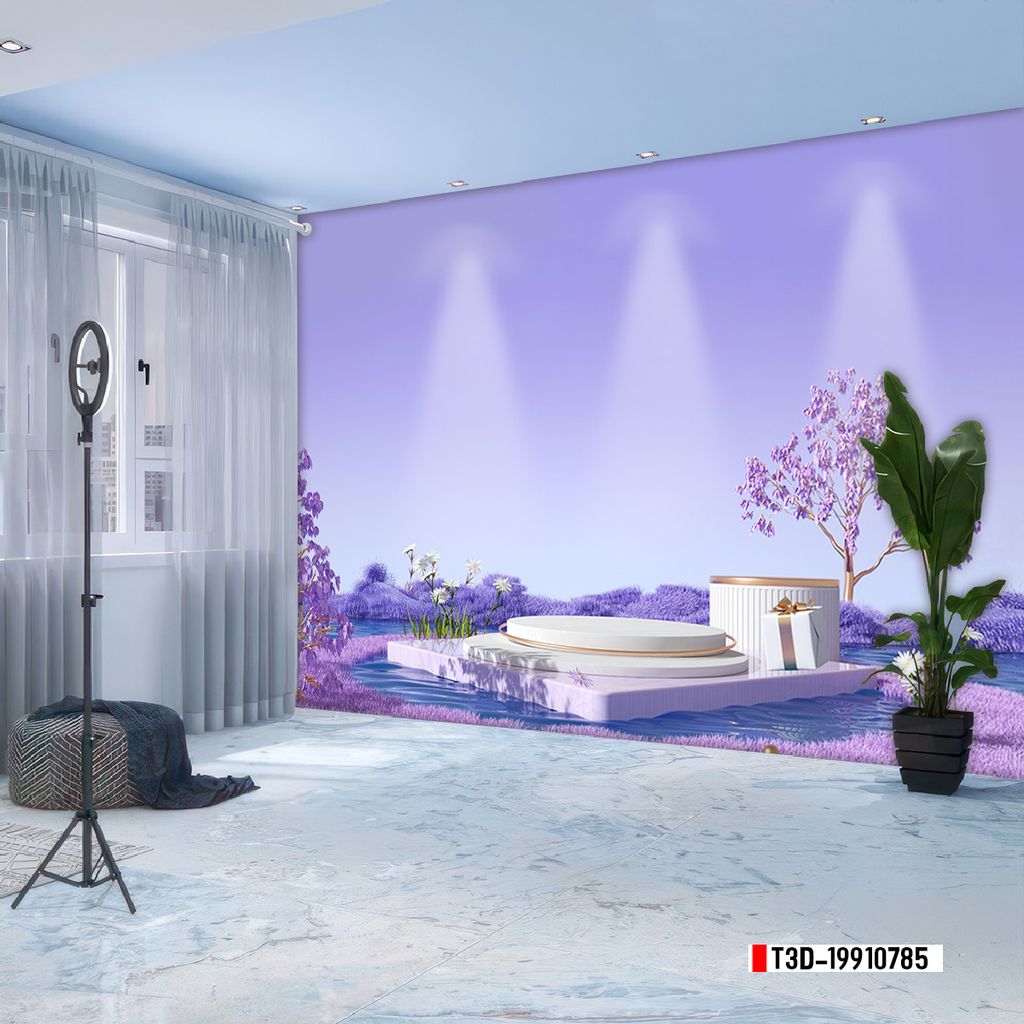 TRANH VẢI DÁN TƯỜNG 3D - TRANH VẢI HIỆN ĐẠI - TRANG TRÍ SHOP THỜI TRANG - PHONG CÁCH MORANDI  | MÃ T3D-19910785