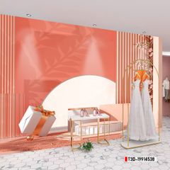 TRANH VẢI DÁN TƯỜNG 3D - TRANH VẢI HIỆN ĐẠI - TRANG TRÍ SHOP THỜI TRANG - PHONG CÁCH MORANDI | MÃ T3D-19914538