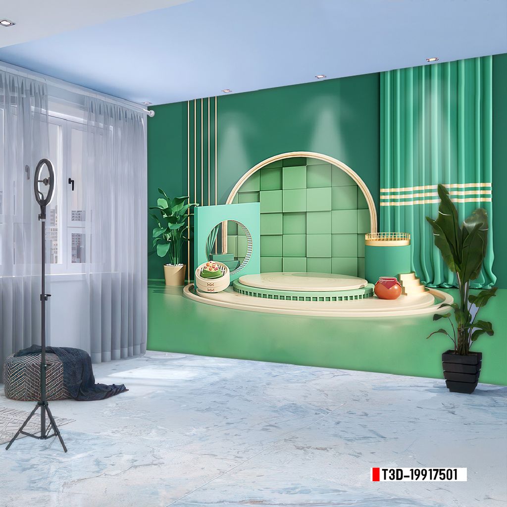 TRANH VẢI DÁN TƯỜNG 3D - TRANH VẢI HIỆN ĐẠI - TRANG TRÍ SHOP THỜI TRANG - PHONG CÁCH MORANDI | MÃ T3D-19917501