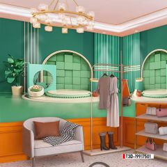 TRANH VẢI DÁN TƯỜNG 3D - TRANH VẢI HIỆN ĐẠI - TRANG TRÍ SHOP THỜI TRANG - PHONG CÁCH MORANDI | MÃ T3D-19917501
