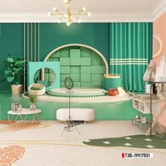 TRANH VẢI DÁN TƯỜNG 3D - TRANH VẢI HIỆN ĐẠI - TRANG TRÍ SHOP THỜI TRANG - PHONG CÁCH MORANDI | MÃ T3D-19917501