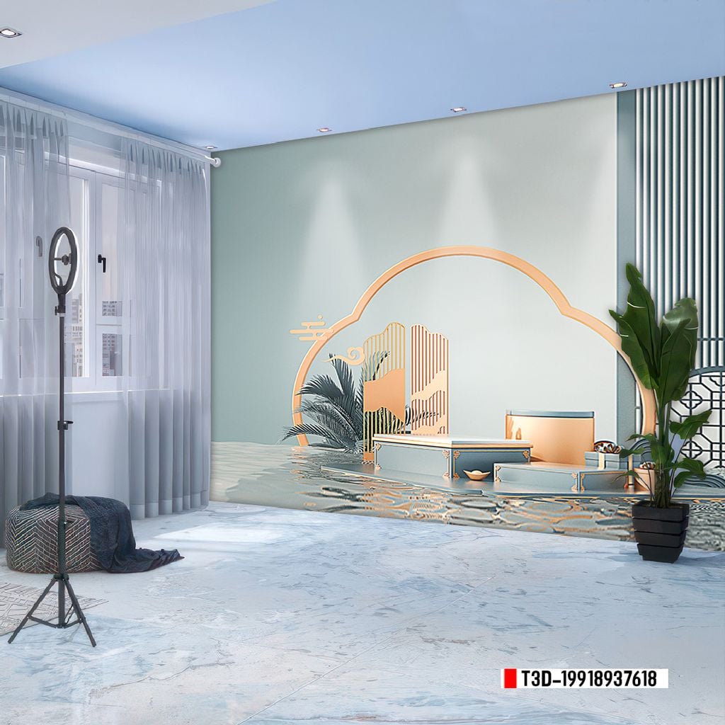 TRANH VẢI DÁN TƯỜNG 3D - TRANH VẢI HIỆN ĐẠI - TRANG TRÍ SHOP THỜI TRANG - PHONG CÁCH MORANDI | MÃ T3D-19918937618