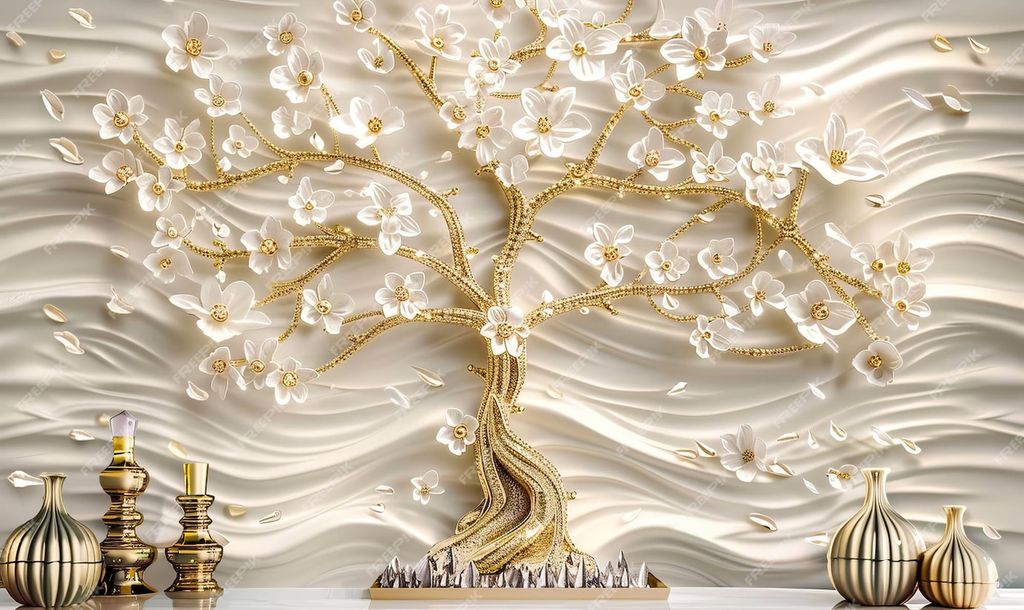 205 TRANH DÁN TƯỜNG 3D -TRANH DÁN PHÒNG NGỦ HOA 3D- TRANH DÁN PHÒNG KHÁCH SAU SOFA | MÃ TRANH T3D-219723231