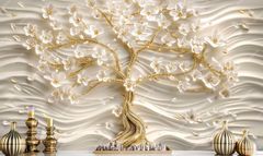 205 TRANH DÁN TƯỜNG 3D -TRANH DÁN PHÒNG NGỦ HOA 3D- TRANH DÁN PHÒNG KHÁCH SAU SOFA | MÃ TRANH T3D-219723231