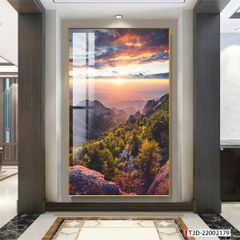 TRANH TREO TƯỜNG - TRANG TRÍ PHÒNG KHÁCH, SAU SOFA - CHỦ ĐỀ TRANH PHONG CẢNH THIÊN NHIÊN - TRANH ĐƠN DỌC - MÃ T3D-22002179