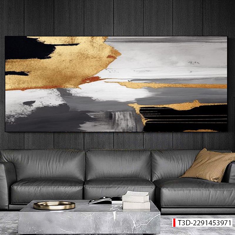 BST164 - TRANH TREO TƯỜNG PHÒNG KHÁCH SAU SOFA - TRANH TREO TƯỜNG HIỆN ĐẠI TRỪU TƯỢNG