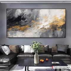 BST164 - TRANH TREO TƯỜNG PHÒNG KHÁCH SAU SOFA - TRANH TREO TƯỜNG HIỆN ĐẠI TRỪU TƯỢNG