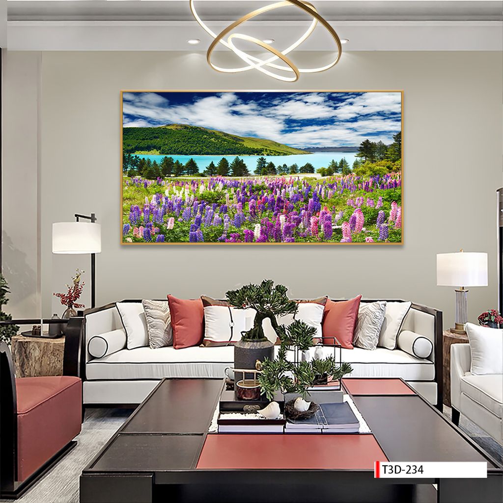 TRANH TREO PHÒNG KHÁCH - TRANH PHONG CẢNH THIÊN NHIÊN - KHỔ LỚN | MÃ T3D-234