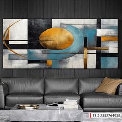 BST164 - TRANH TREO TƯỜNG PHÒNG KHÁCH SAU SOFA - TRANH TREO TƯỜNG HIỆN ĐẠI TRỪU TƯỢNG