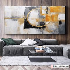 BST164 - TRANH TREO TƯỜNG PHÒNG KHÁCH SAU SOFA - TRANH TREO TƯỜNG HIỆN ĐẠI TRỪU TƯỢNG