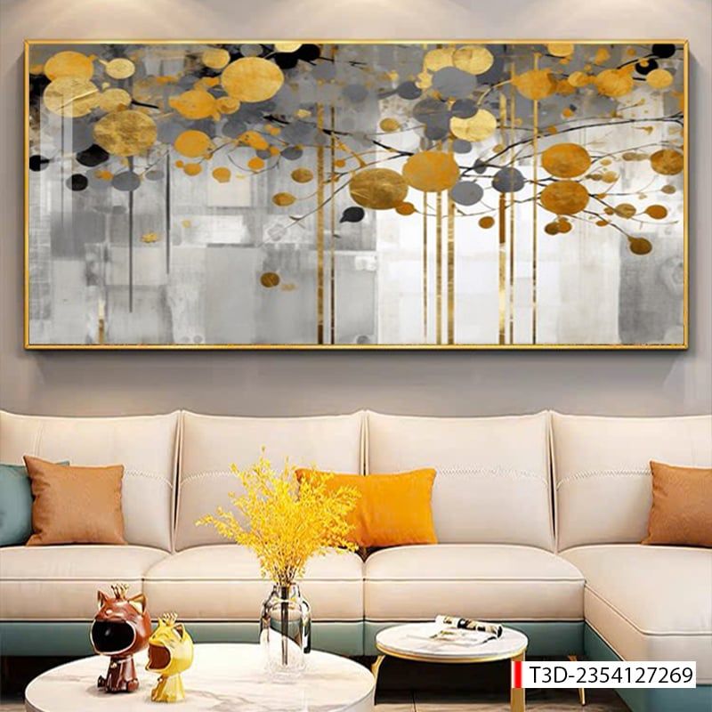 BST170 - TRANH TREO TƯỜNG PHÒNG KHÁCH SAU SOFA - TRANH TREO TƯỜNG HIỆN ĐẠI TRỪU TƯỢNG