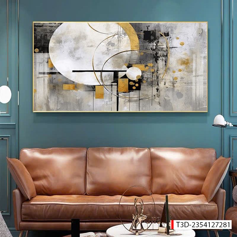 BST170 - TRANH TREO TƯỜNG PHÒNG KHÁCH SAU SOFA - TRANH TREO TƯỜNG HIỆN ĐẠI TRỪU TƯỢNG