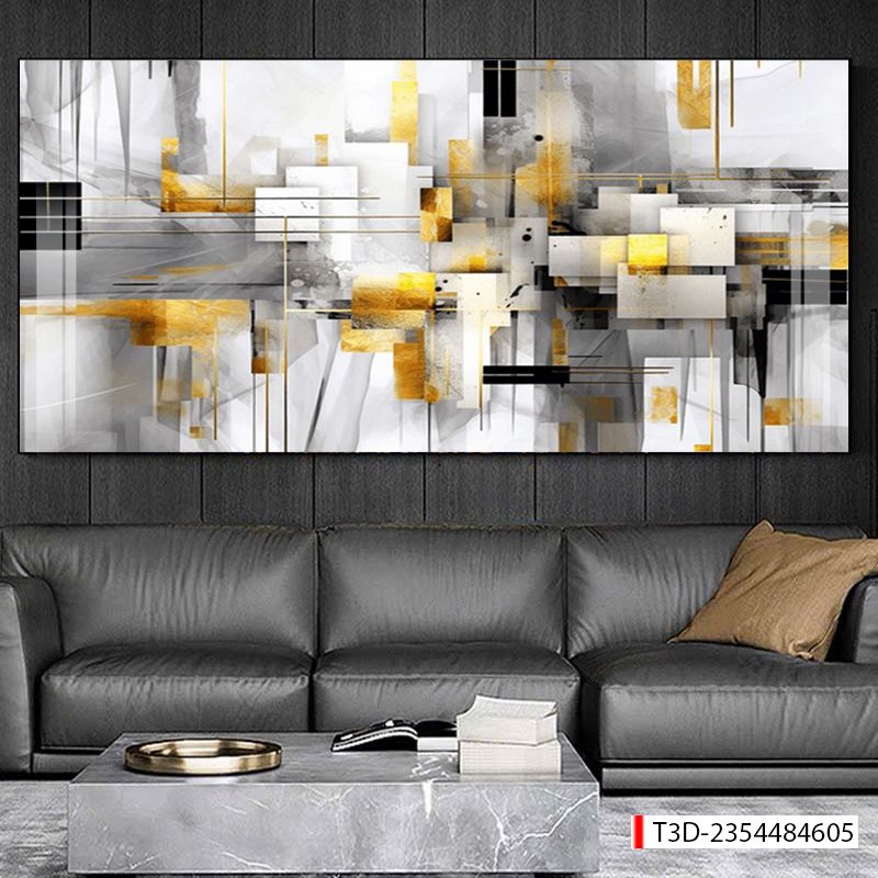 BST170 - TRANH TREO TƯỜNG PHÒNG KHÁCH SAU SOFA - TRANH TREO TƯỜNG HIỆN ĐẠI TRỪU TƯỢNG