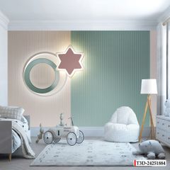 TRANH VẢI DÁN TƯỜNG 3D - TRANH DÁN TƯỜNG PHÒNG NGỦ TRẺ EM | MÃ T3D-24251884