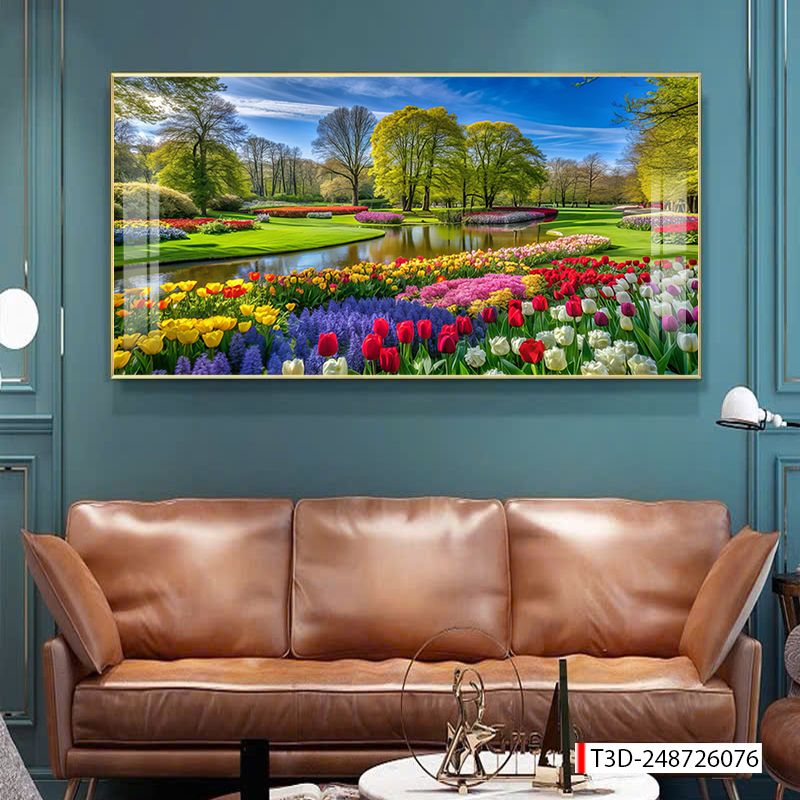 BST170 - TRANH TREO TƯỜNG PHÒNG KHÁCH SAU SOFA - TRANH TREO TƯỜNG PHONG CẢNH THIÊN NHIÊN.