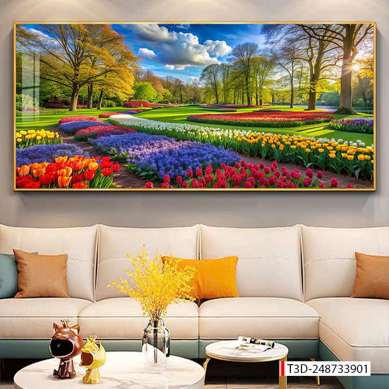 BST170 - TRANH TREO TƯỜNG PHÒNG KHÁCH SAU SOFA - TRANH TREO TƯỜNG PHONG CẢNH THIÊN NHIÊN.