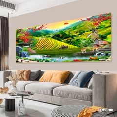 TRANH PHONG CẢNH THIÊN NHIÊN - TRANH PHÒNG KHÁCH - SAU SOFA - PHÒNG ĂN | MÃ T3D-2500