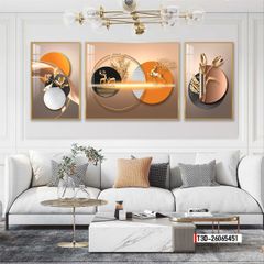 TRANH TREO TƯỜNG PHÒNG KHÁCH - TRANH HƯƠU TÀI LỘC | MÃ T3D-26065451