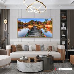 TRANH TREO PHÒNG KHÁCH - TRANH PHONG CẢNH THIÊN NHIÊN - KHỔ LỚN | MÃ T3D-264