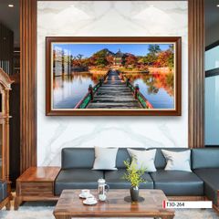 TRANH TREO PHÒNG KHÁCH - TRANH PHONG CẢNH THIÊN NHIÊN - KHỔ LỚN | MÃ T3D-264