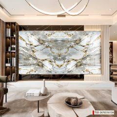 BST162 - TẤM ỐP VÂN ĐÁ ĐỐI XỨNG VÁCH TIVI - PHÒNG KHÁCH -TẤM ỐP PVC