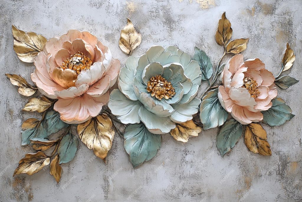 216 TRANH DÁN TƯỜNG 3D -TRANH DÁN PHÒNG NGỦ HOA 3D- TRANH DÁN PHÒNG KHÁCH SAU SOFA | MÃ TRANH T3D-279135253