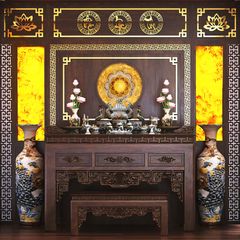 TRANH TREO PHÒNG THỜ - TRANH ĐIỆN TRÚC CHỈ MANDALA | MÃ T3D-2918