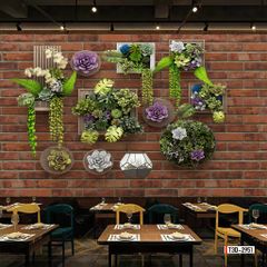 TRANH VẢI DÁN TƯỜNG 3D NHÀ HÀNG, CAFE - MÃ T3D-2951