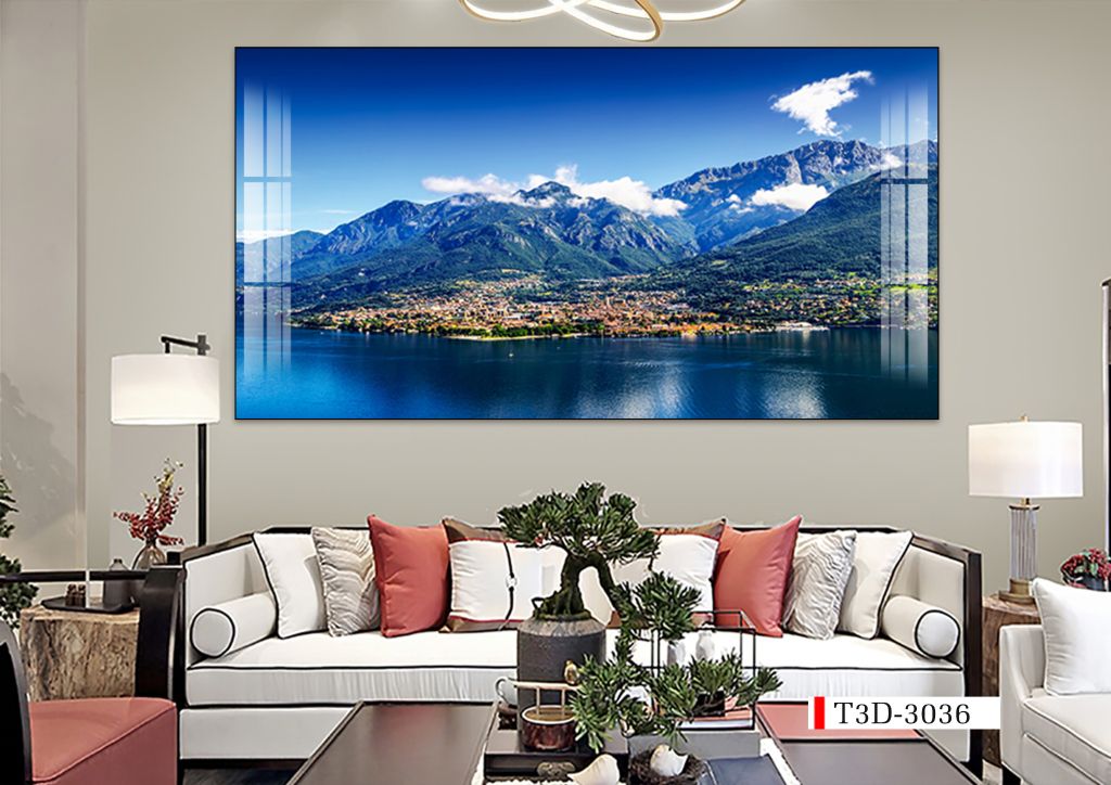 TRANH PHONG CẢNH THIÊN NHIÊN - TRANH PHÒNG KHÁCH - SAU SOFA - PHÒNG ĂN | MÃ T3D-3036