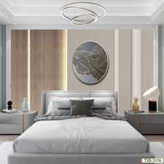 BST126 - TRANH DÁN TƯỜNG 3D - PHÒNG NGỦ - PHONG CÁCH HIỆN ĐẠI - KHỔ LỚN