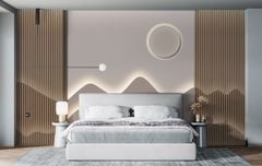 TRANH VẢI DÁN TƯỜNG 3D - PHÒNG NGỦ - PHONG CÁCH HIỆN ĐẠI - KHỔ LỚN | MÃ T3D-3184