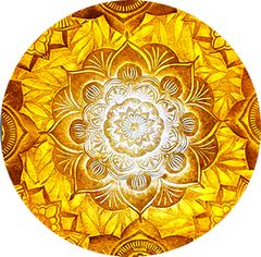 TRANH TREO PHÒNG THỜ - TRANH ĐIỆN TRÚC CHỈ MANDALA | MÃ T3D-3212