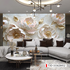 229 TRANH DÁN TƯỜNG 3D -TRANH DÁN PHÒNG NGỦ HOA 3D- TRANH DÁN PHÒNG KHÁCH SAU SOFA | MÃ TRANH T3D-333628452