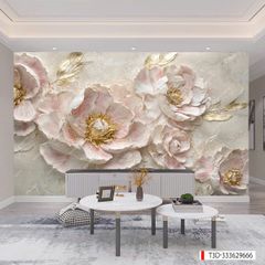 204 TRANH DÁN TƯỜNG 3D -TRANH DÁN PHÒNG NGỦ HOA 3D- TRANH DÁN PHÒNG KHÁCH SAU SOFA | MÃ TRANH T3D-333629666