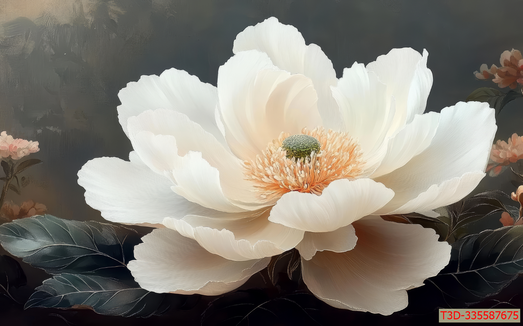 567 - TRANH TREO PHÒNG PHÒNG KHÁCH HIỆN ĐẠI - TRANH TRANG TRÍ - TRANH TREO TƯỜNG HOA BÌNH HOA - KIỂU TRANH LIỀN KHỔ | MÃ T3D-335587675