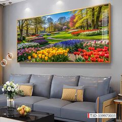 BST170 - TRANH TREO TƯỜNG PHÒNG KHÁCH SAU SOFA - TRANH TREO TƯỜNG PHONG CẢNH THIÊN NHIÊN.