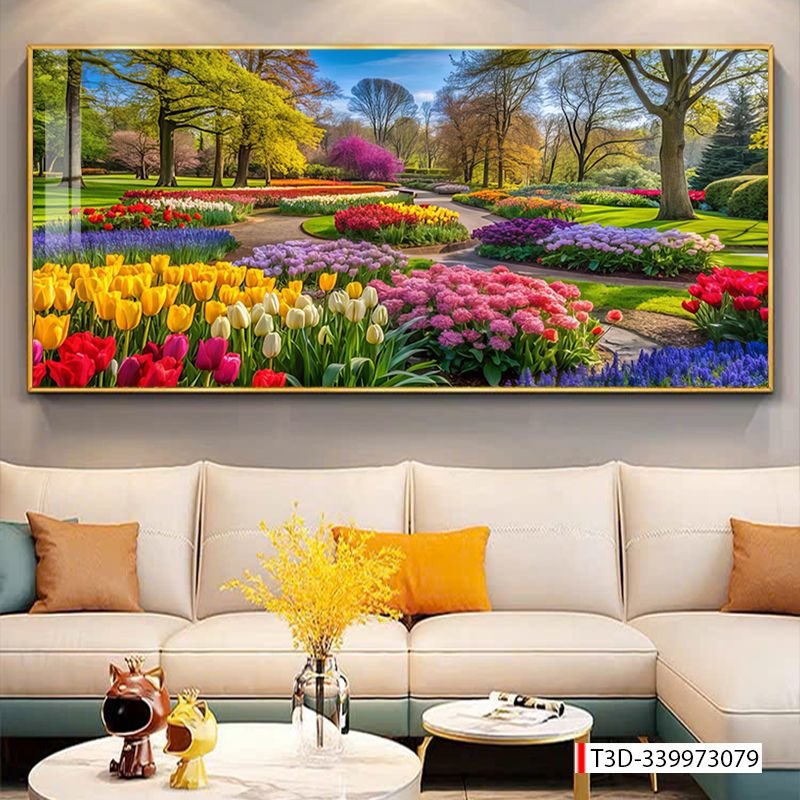 BST170 - TRANH TREO TƯỜNG PHÒNG KHÁCH SAU SOFA - TRANH TREO TƯỜNG PHONG CẢNH THIÊN NHIÊN.