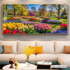 BST170 - TRANH TREO TƯỜNG PHÒNG KHÁCH SAU SOFA - TRANH TREO TƯỜNG PHONG CẢNH THIÊN NHIÊN.