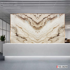 BST13 - TẤM PVC ỐP TƯỜNG - PHÒNG KHÁCH VÁCH TIVI - TRANH VÂN ĐÁ ĐỐI XỨNG - KHỔ LỚN