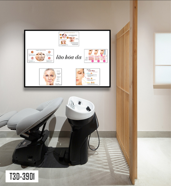 TRANH TREO TƯỜNG KHUNG HỢP KIM - TRANH SPA - MÃ T3D-3901