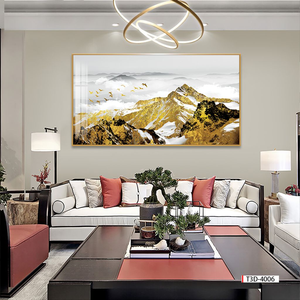 TRANH TREO PHÒNG KHÁCH - TRANH PHONG CẢNH THIÊN NHIÊN - KHỔ LỚN | MÃ T3D-4006