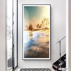 TRANH TREO TƯỜNG - TRANG TRÍ PHÒNG KHÁCH, SAU SOFA - CHỦ ĐỀ TRANH PHONG CẢNH THIÊN NHIÊN - TRANH ĐƠN DỌC - MÃ T3D-4404 (3)